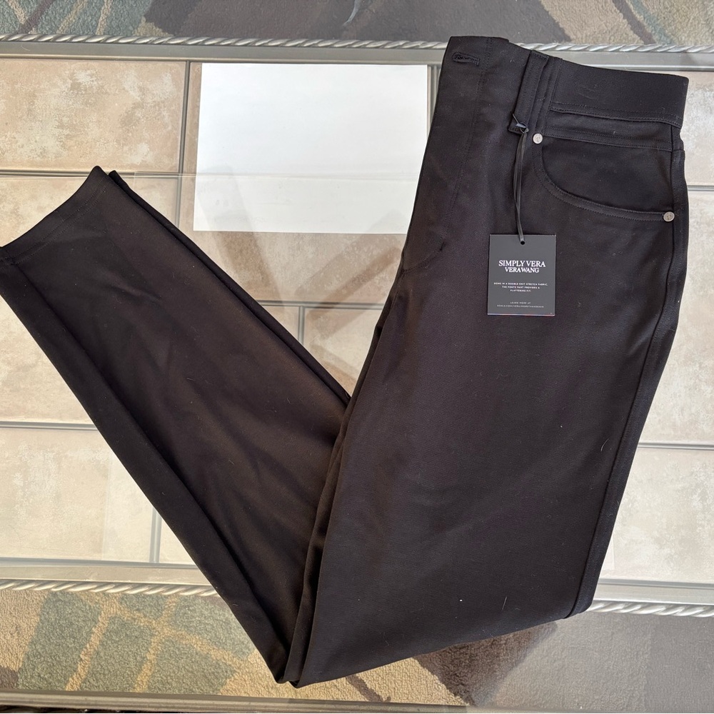 NWT Vera Wang Effortless Ponte Pant - Large